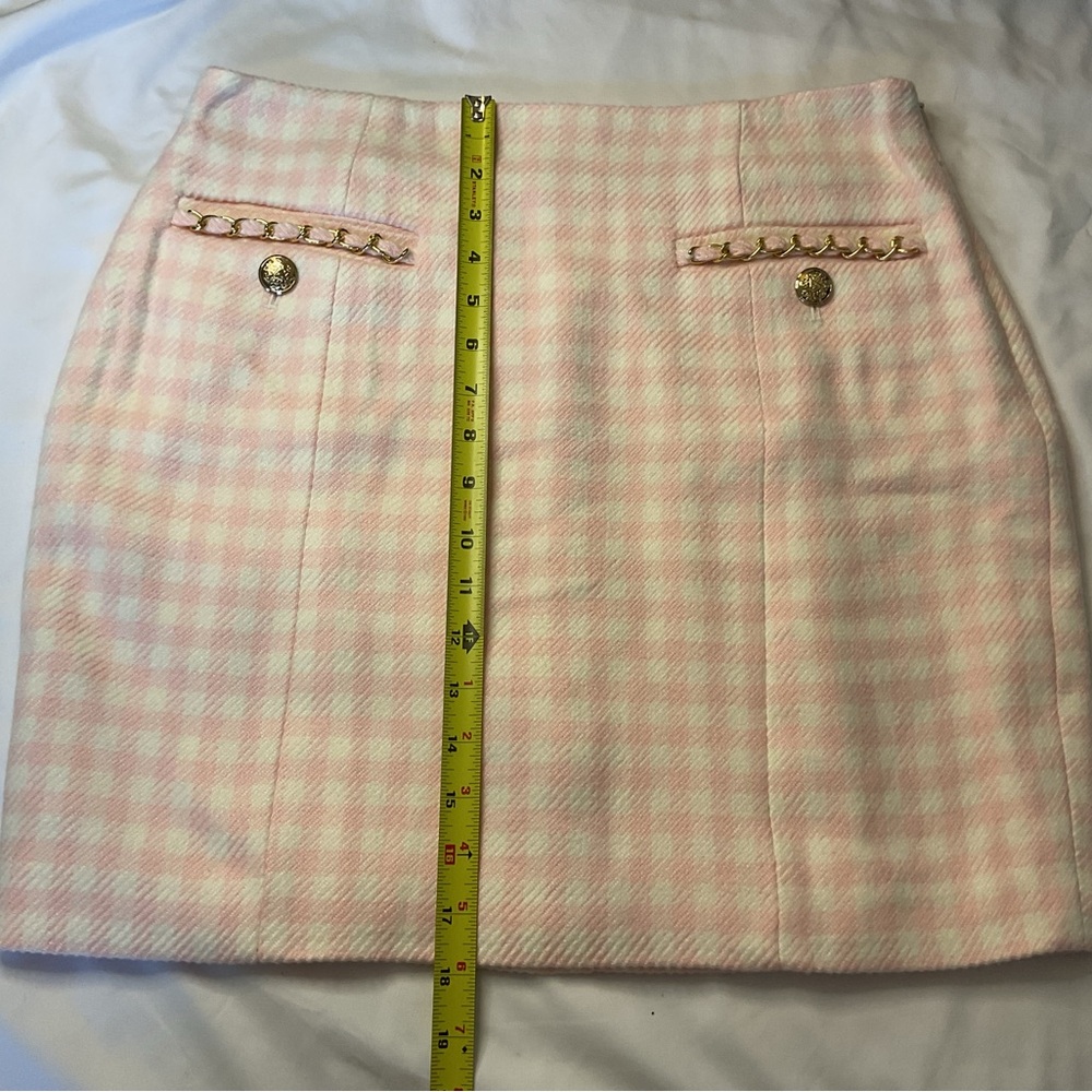 Guess Pink and White Plaid Mini Skirt - Picture 9 of 9